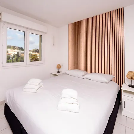 #47 Staywizus - Californie 1 Bdr Ac Garage Sea View Terrace 1 Min To Appartement Nice