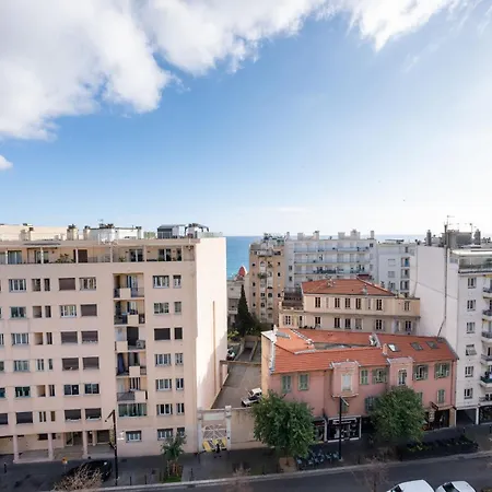 #47 Staywizus - Californie 1 Bdr Ac Garage Sea View Terrace 1 Min To Appartement *